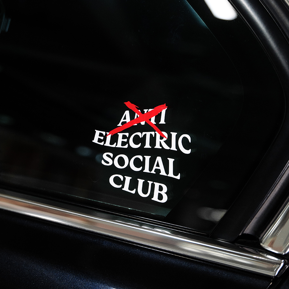MVMNT ORIGINALS ANTI ELECTRIC SOCIAL CLUB 차량용 데칼